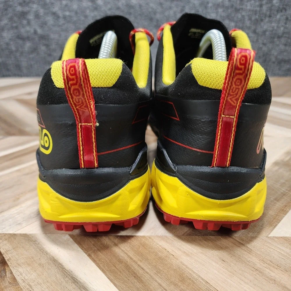 Asolo Softrock Men's Size 9 A-Cross Hiking Trail Shoes Sneakers Black/Yellow